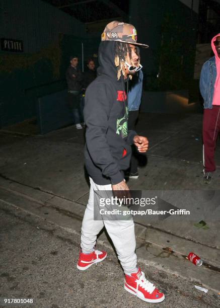 Lil Twist is seen on February 13, 2018 in Los Angeles, California.