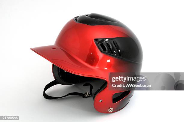 la batte de baseball casque - casque de baseball photos et images de collection
