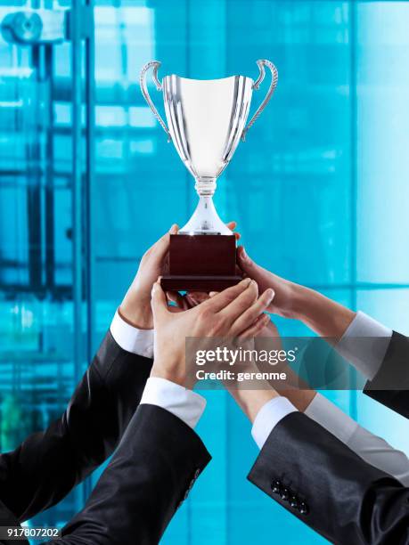 success with teamwork - business awards ceremony stock pictures, royalty-free photos & images