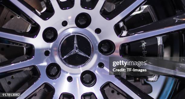 Mercedes G-Class is seen during the annual results press conference of Daimler AG on February 01, 2018 in Stuttgart, Germany.
