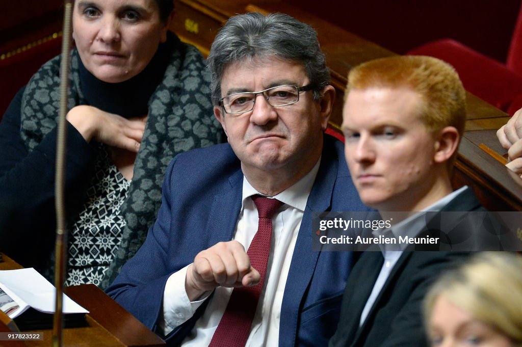 Sessions Of Questions To The Government At French Parliament