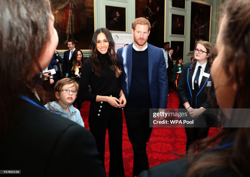 Prince Harry And Meghan Markle Visit Edinburgh