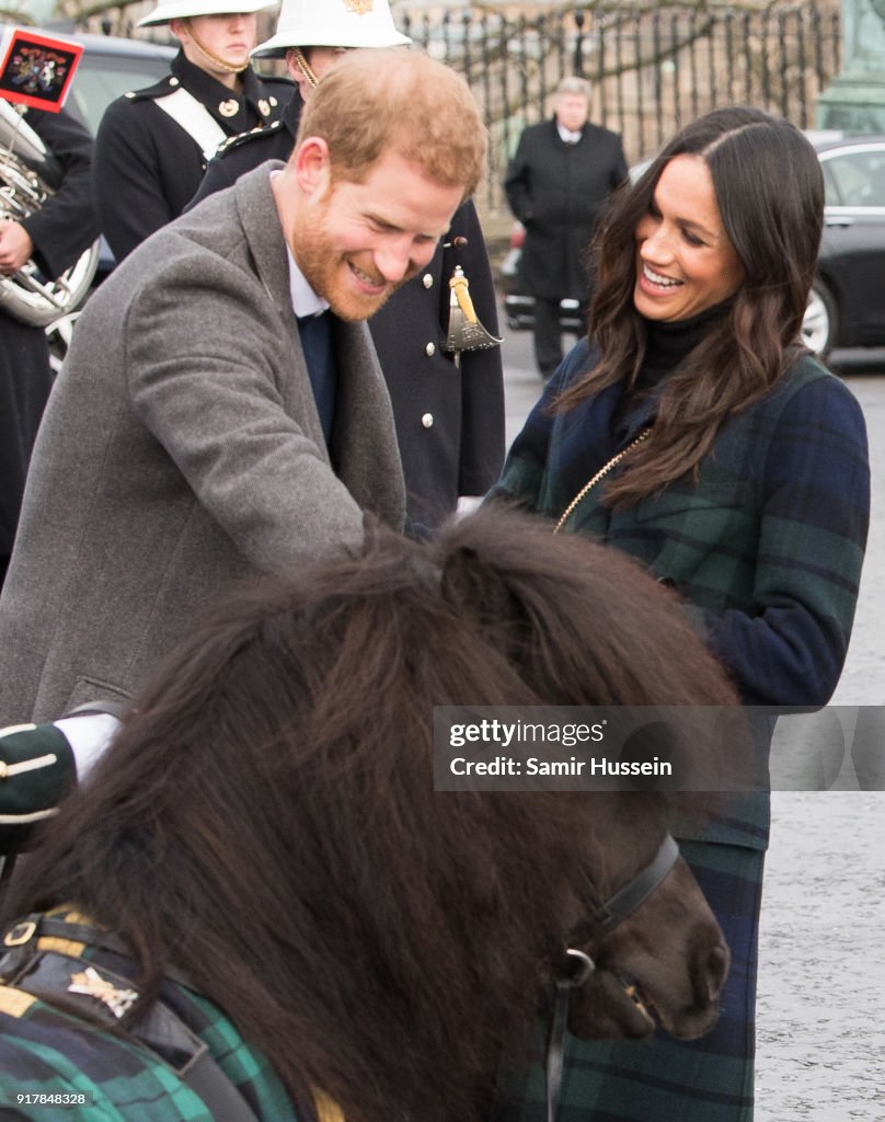 Prince Harry And Meghan Markle Visit Edinburgh