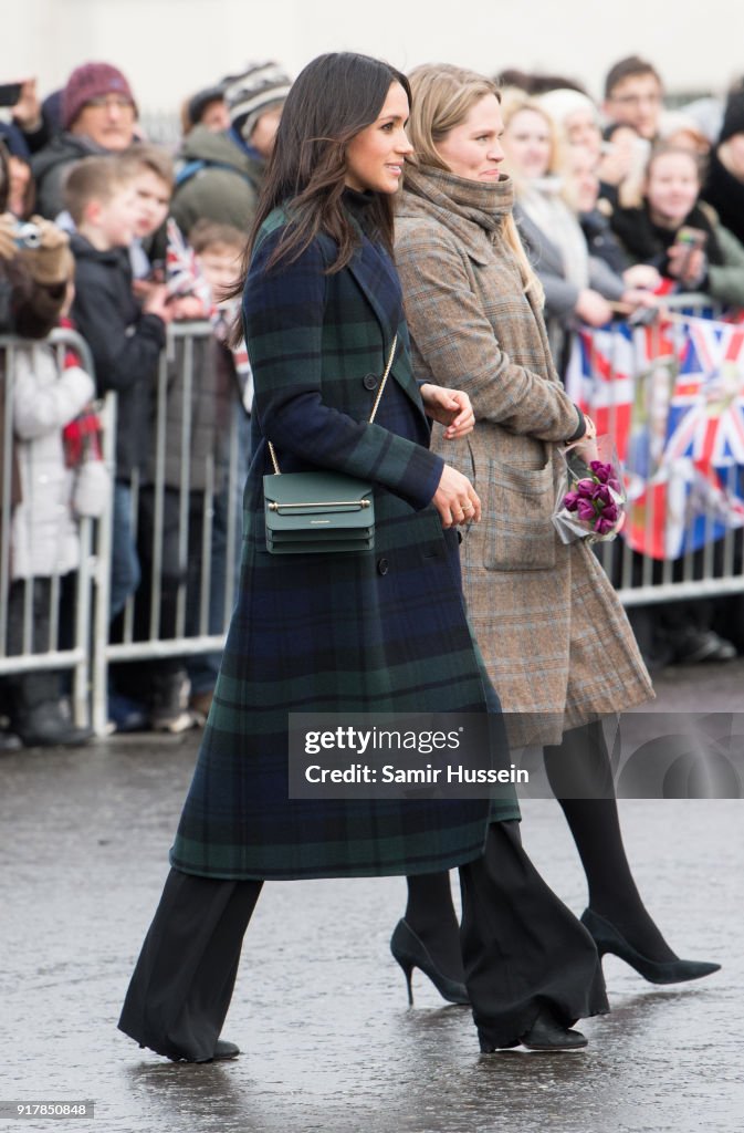 Prince Harry And Meghan Markle Visit Edinburgh