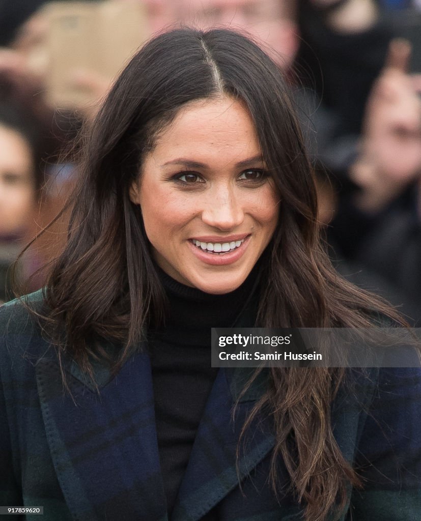 Prince Harry And Meghan Markle Visit Edinburgh