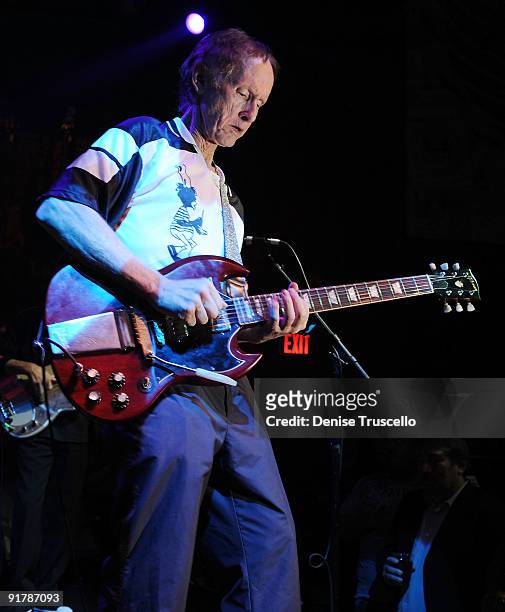 Guitarist Robby Krieger formerly of the Doors performs at Waisted Space at Hard Rock Hotel and Casino on October 11, 2009 in Las Vegas, Nevada.