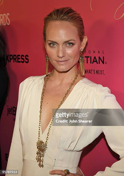 Actress Amber Valletta arrives at Hollywood Life's 6th Annual Hollywood Style Awards held at the Armand Hammer Museum on October 11, 2009 in Los...