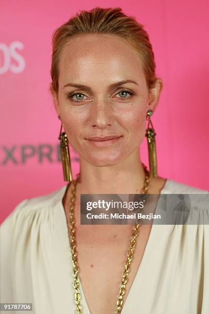 Actress Amber Valletta during the at Hollywood Life's 6th Annual Hollywood Style Awards held at the Armand Hammer Museum on October 11, 2009 in Los...