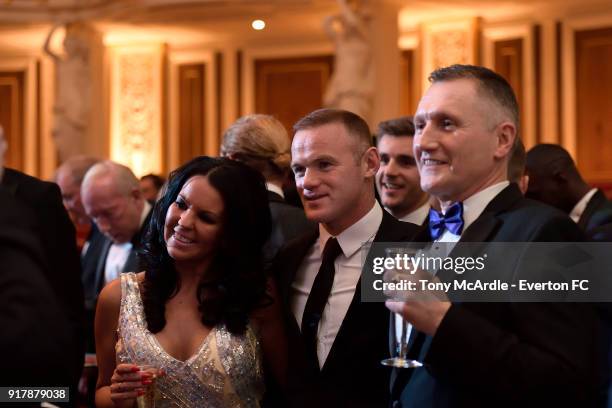 Wayne Rooney of Everton during the Everton in the Community Gala Dinner at St George's Hall on February 13, 2018 in Liverpool, England.