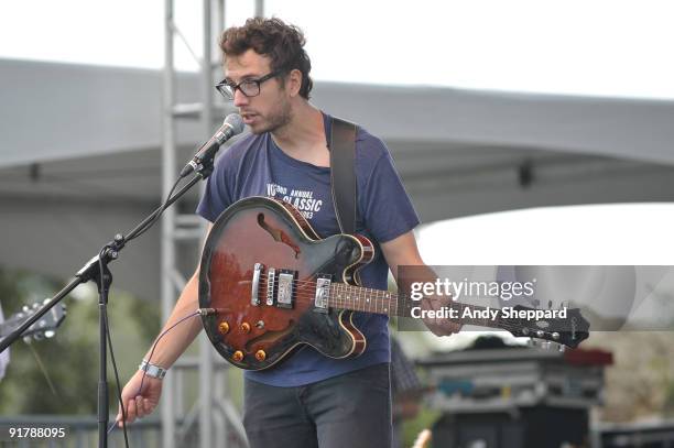 Randy Reynolds of Leatherbag performs on stage on Day 1 of Austin City Limits Festival 2009 at Zilker Park on October 2, 2009 in Austin, Texas, U.S.A