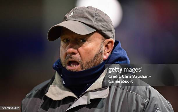 Cheltenham Town manager Gary Johnson during the Sky Bet League Two match between Lincoln City and Cheltenham Town at Sincil Bank Stadium on February...