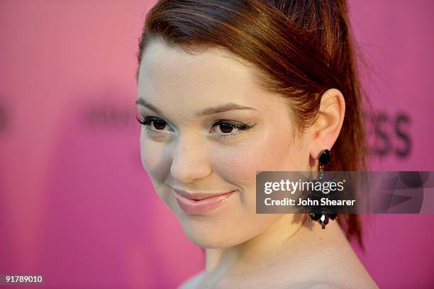 Actress Jennifer Stone arrives at Hollywood Life's 6th Annual Hollywood Style Awards held at the Armand Hammer Museum on October 11, 2009 in Los...