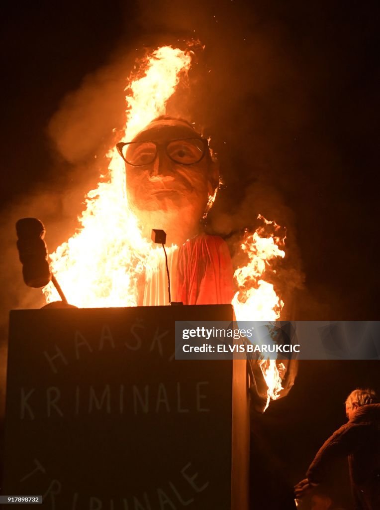 BOSNIA-CROATS-CARNIVAL-POLITICS-ICTY