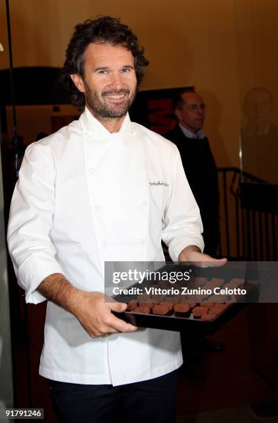 Italian Chef Carlo Cracco attends the Made in Mad press conference and photocall held at Palazzo Reale on October 12, 2009 in Milan, Italy.