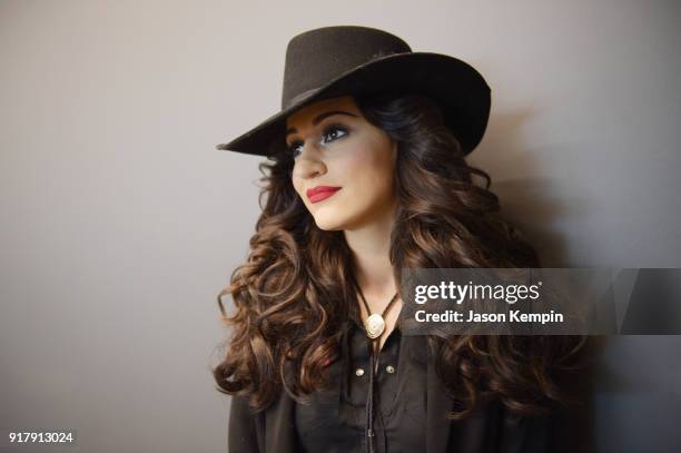 Singer Lindi Ortega visits SESAC Headquarters on February 13, 2018 in Nashville, Tennessee.