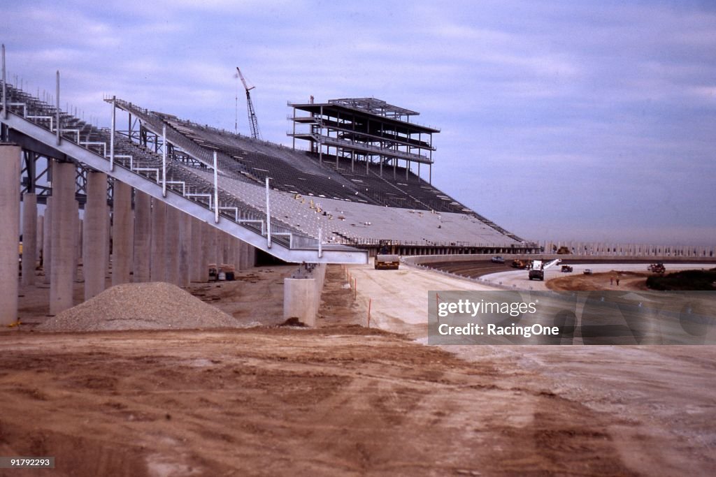 Chicagoland Raceway Chicagoland Speedway construction. News Photo - Getty Images
