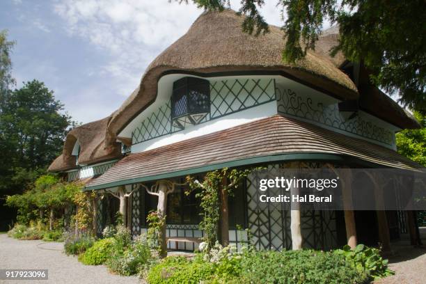 swiss cottage by john nash - cahir stock pictures, royalty-free photos & images