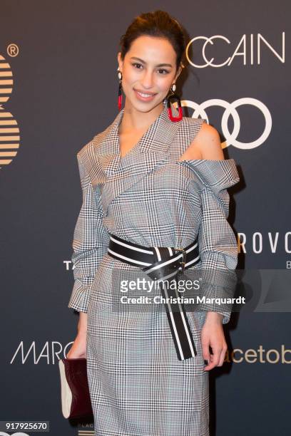 Gizem Emre attends the PLACE TO B Pre-Berlinale-Dinner Photo Call at Provocateur on February 13, 2018 in Berlin, Germany.
