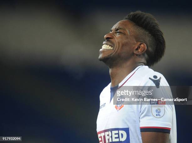 Bolton Wanderers' Sammy Ameobi during the Sky Bet Championship match between Cardiff City and Bolton Wanderers at Cardiff City Stadium on January 27,...
