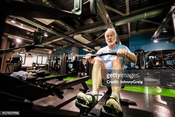 Senior Man Rowing Machine Photos and Premium High Res Pictures - Getty ...