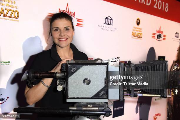 Katharina Wackernagel attends the Askania Award at Palazzo am Bahnhof Zoologischer Garten on February 13, 2018 in Berlin, Germany.