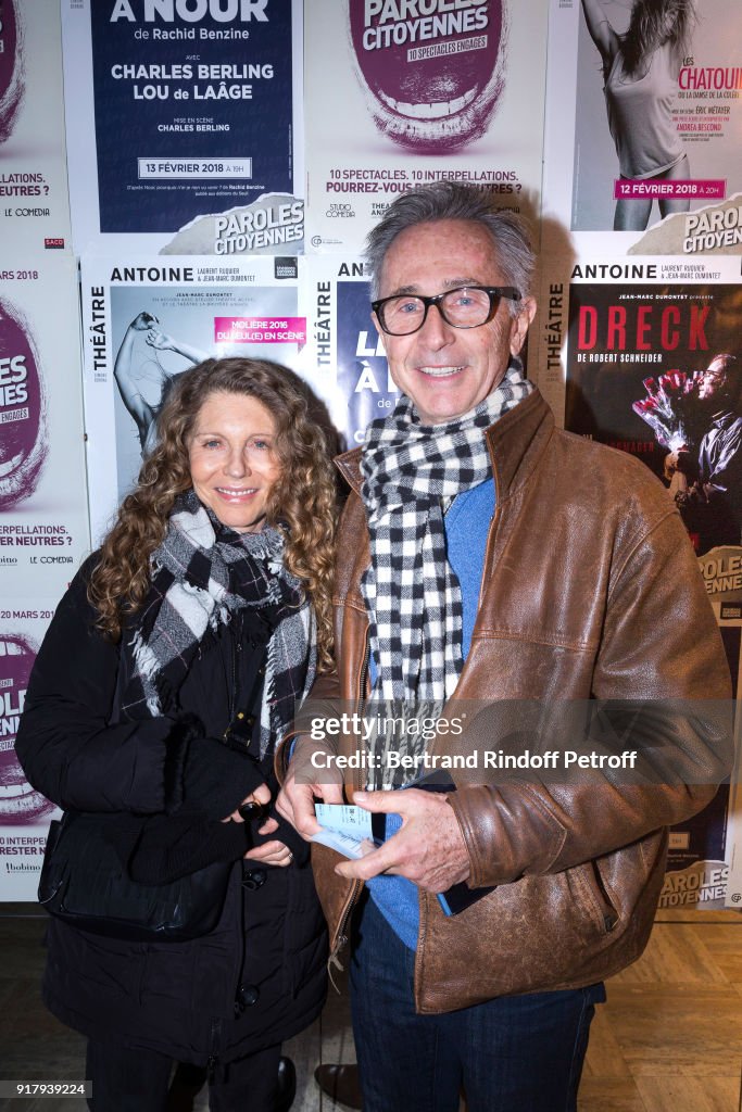 "Letters To Nour - Lettres A Nour" Theater Play As Part Of The "Citizens' Words - Paroles Citoyennes" Festival In Paris