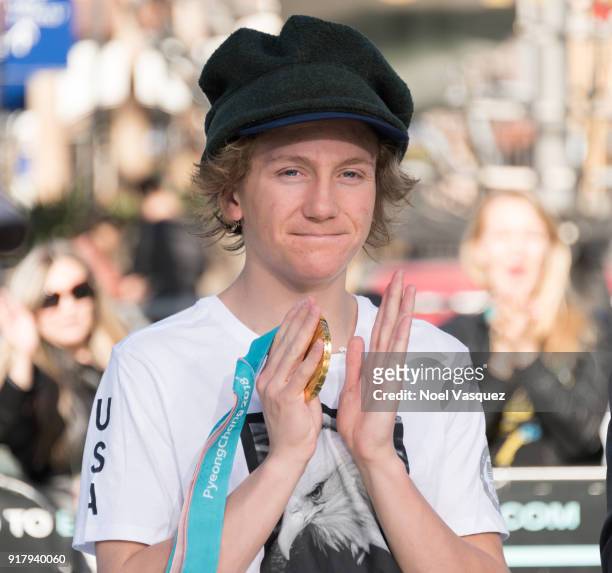 Red Gerard visits "Extra" at Universal Studios Hollywood on February 13, 2018 in Universal City, California.