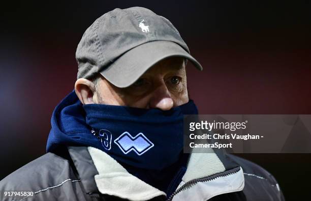 Cheltenham Town manager Gary Johnson during the Sky Bet League Two match between Lincoln City and Cheltenham Town at Sincil Bank Stadium on February...