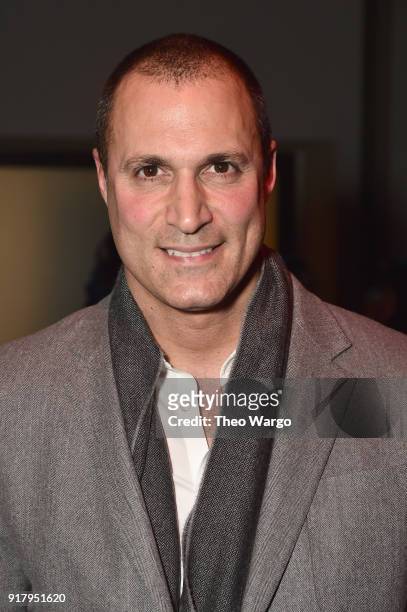 Photographer Nigel Barker attends the Vivienne Tam front row during New York Fashion Week: The Shows at Gallery I at Spring Studios on February 13,...