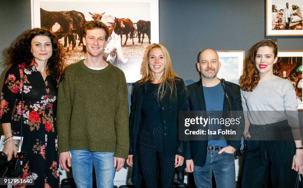 Initiator Andrea Bury, German actor Artjom Gilz , photographer Xiomara Bender,initiator Thomas Rusch and German actress and blogger Marielena Krewer...