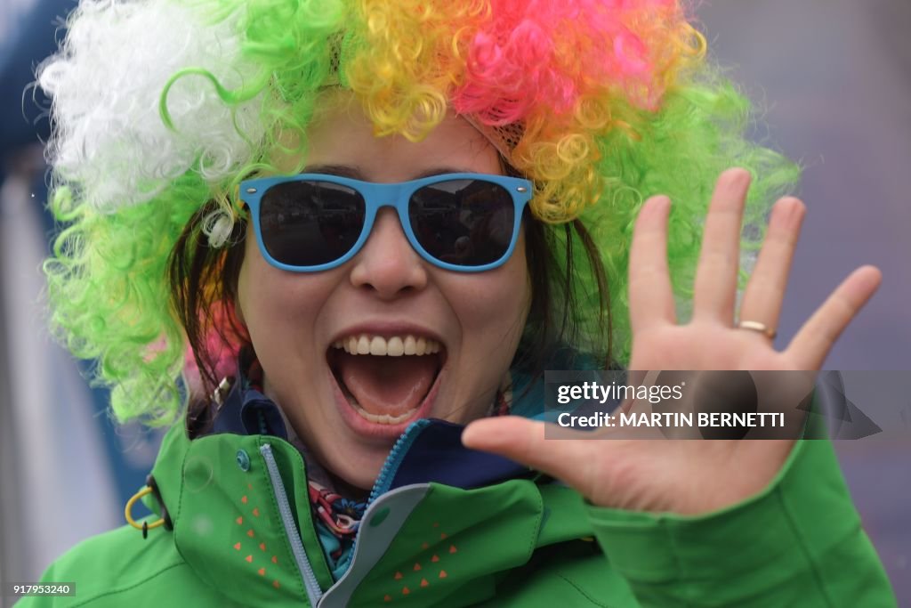 ALPINE-SKIING-OLY-2018-PYEONGCHANG-FANS