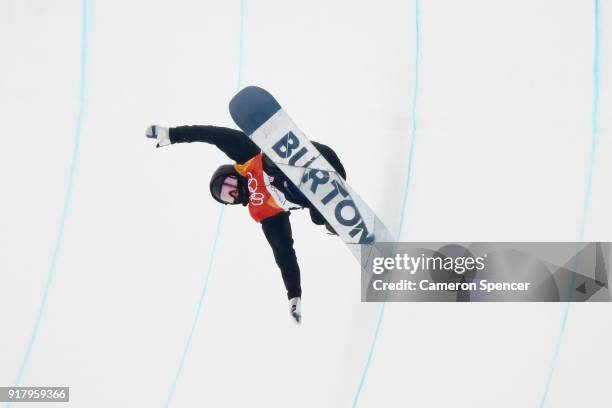 Peetu Piiroinen of Finland competes during the Snowboard Men's Halfpipe Final on day five of the PyeongChang 2018 Winter Olympics at Phoenix Snow...