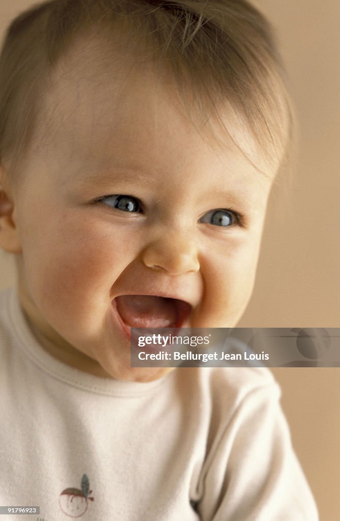 Laughing baby