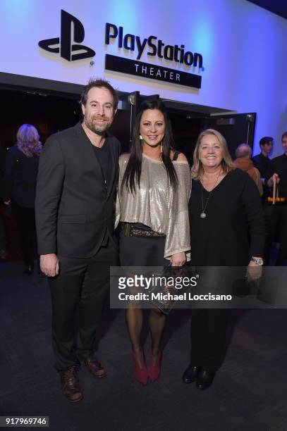 Songwriter Phil Barton, musician Sara Evans and songwriter and publisher Liz Rose attend the Country Music Hall of Fame and Museum's 'All for the...