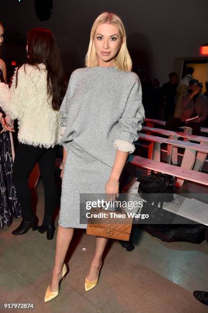 Television personality Stassi Schroeder attends the Vivienne Tam front row during New York Fashion Week: The Shows at Gallery I at Spring Studios on...