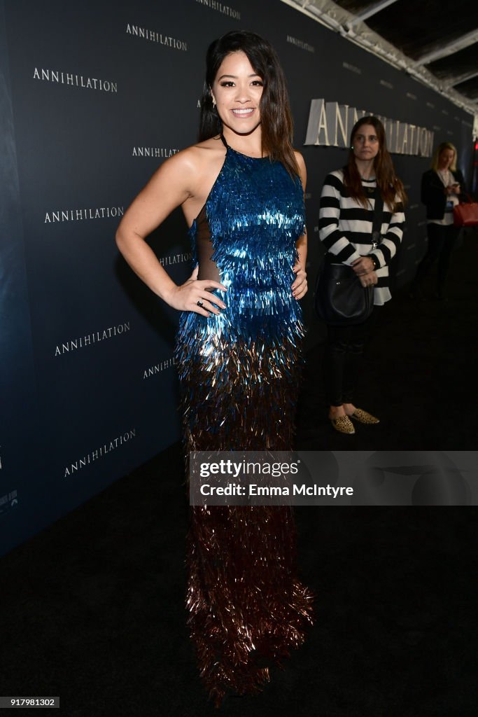 Premiere Of Paramount Pictures' "Annihilation" - Red Carpet