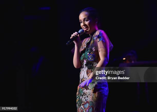 Rachel Brown performs onstage at the Winter Gala at Lincoln Center at Alice Tully Hall on February 13, 2018 in New York City.