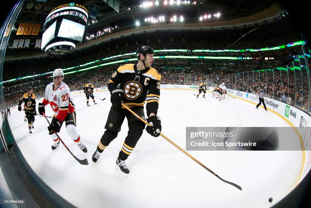 NHL: FEB 13 Flames at Bruins