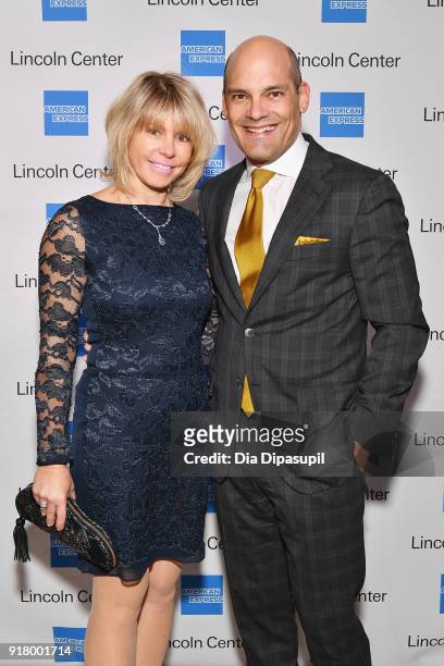 Daria Reznikova and Raymond Joabar attend the Winter Gala at Lincoln Center at Alice Tully Hall on February 13, 2018 in New York City.