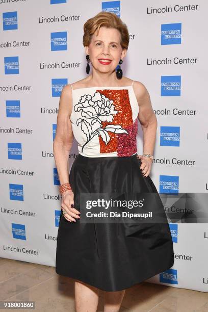 Adrienne Arsht attends the Winter Gala at Lincoln Center at Alice Tully Hall on February 13, 2018 in New York City.