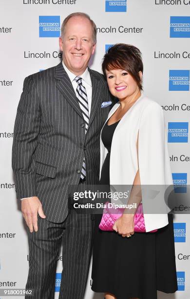 Jim Bush and Nancy Bush attends the Winter Gala at Lincoln Center at Alice Tully Hall on February 13, 2018 in New York City.