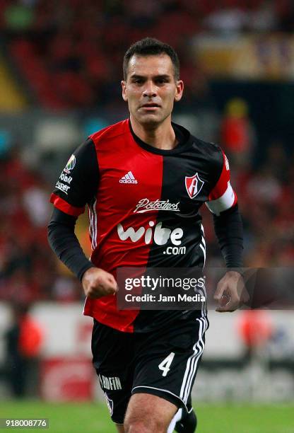 Rafael Marquez of Atlas looks on during the 7th round match between Atlas and Necaxa as part of the Torneo Clausura 2018 Liga MX at Jalisco Stadium...