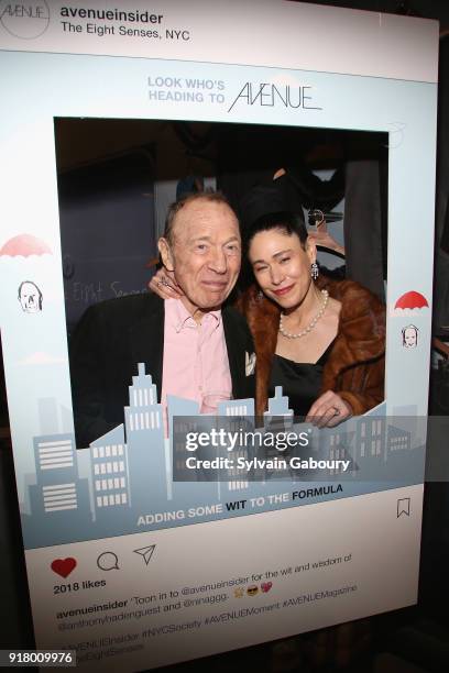 Anthony Haden-Guest and Elyn Kuznetsova attend AVENUE Celebrate its two Newest Contributing Editors, Nina Griscom and Anthony Haden-Guest on February...