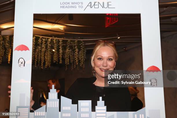 Nina Griscom attends AVENUE Celebrate its two Newest Contributing Editors, Nina Griscom and Anthony Haden-Guest on February 13, 2018 in New York City.