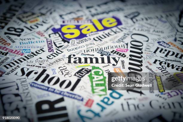 family news - boulevardjournalismus stock-fotos und bilder