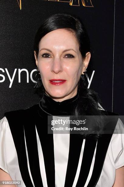 Jill Kargman attends the screening of Marvel Studios' "Black Panther" hosted by The Cinema Society on February 13, 2018 in New York City.