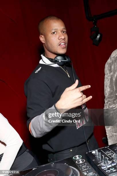 Designer Heron Preston attends the Heron Preston + Tequila Avion Dance Party in Celebration Of Heron Preston "Public Figure" at Public Arts on...