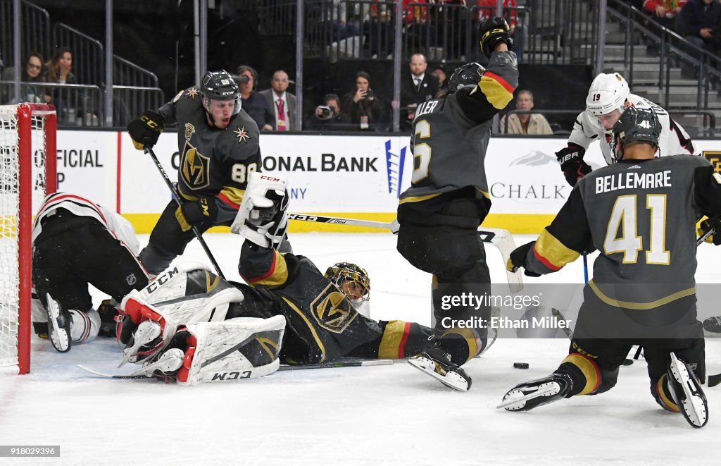 Chicago Blackhawks v Vegas Golden Knights