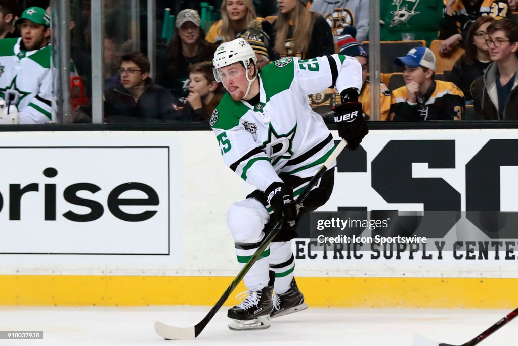 Brett Ritchie Dallas Stars right wing Brett Ritchie starts up ice during a game ...