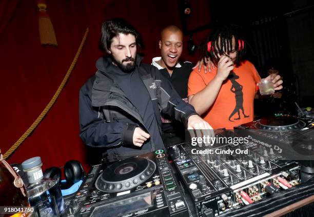 Designer Heron Preston attends the Heron Preston + Tequila Avion Dance Party in Celebration Of Heron Preston "Public Figure" at Public Arts on...